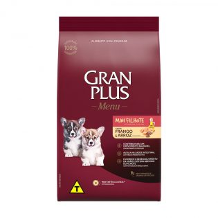 Ração GranPlus Menu para Cães Filhotes de Raças Pequenas Frango Cereais 10