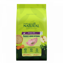 Ração Guabi Natural Frango e Arroz Integral para Cães Adultos Raças Média Frango Cereais 2