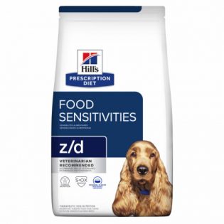 Ração Hills Canine Prescription Diet Z/D para Alergias Alimentares e Pele para Cães Adultos Frango Cereais 3