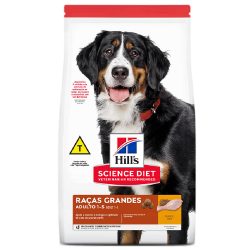 Ração Hill's Science Diet para Cães Adultos de Raças Grandes Frango Cereais 12 kg