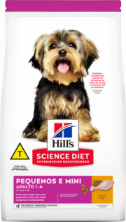 Ração Hill's Science Diet para Cães Adultos de Raças Pequenas e Mini Frango Cereais 6 kg