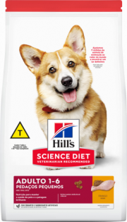 Ração Hill's Science Diet para Cães Adultos - Pedaços Pequenos - 7