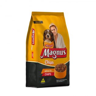 Ração Magnus Chips para Cães Adultos Carne 15 kg