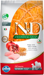 Ração N&D Ancestral Grain para Cães Idosos de Raças Médias Frango 2