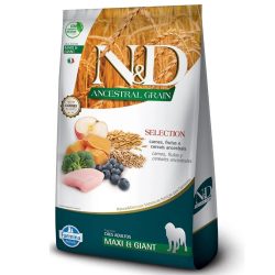 Ração N&D Ancestral Grain Selection para Cães Adultos de Raças Grandes e Gigantes Frango 15 kg