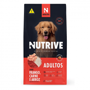 Ração Nutrive para Cães Adultos Carne Cereais 15 kg