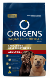Ração Origens Labrador e Golden Retriever para Cães Adultos Frango Cereais 15 kg