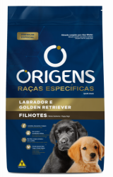 Ração Origens Labrador e Golden Retriever para Cães Filhotes Frango Cereais 15 kg