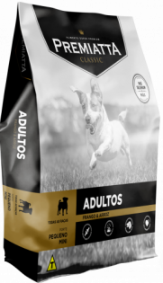 Ração Premiatta Classic para Cães Adultos de Raça Mini e Pequena Frango Cereais 15 kg