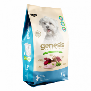 Ração Premiatta Genesis para Cães de Qualquer Idade de Raças Pequenas Frango Cereais 3 kg