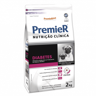 Ração Premier Diabetes para Cães Adultos de Raças Pequenas Frango Cereais 2 kg