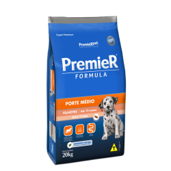 Ração Premier Formula para Cães Filhotes de Raças Médias Frango 20 kg