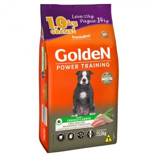 Ração Premier Golden Power Training Cães Adultos Frango e Arroz  12 kg