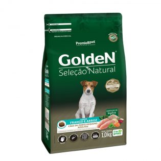 Ração Premier Golden Seleção Natural Mini Bits para Cães Adultos Frango Vegetais 1 kg