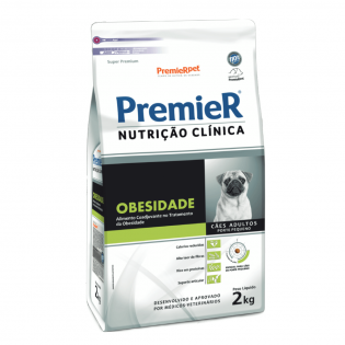 Ração Premier Obesidade para Cães Adultos de Raças Pequenas Frango Cereais 2 kg