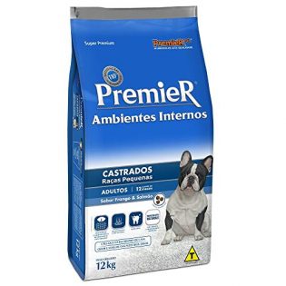 Ração Premier Pet Ambiente Interno Cães Castrados Frango Cereais 12 kg