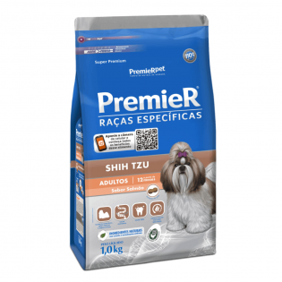 Ração Premier Pet Raças Específicas Salmão Shih Tzu Adulto Frango Cereais 1 kg