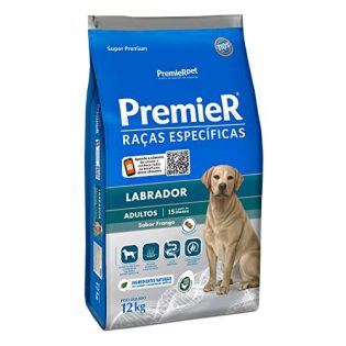 Ração Premier Raças Específicas Labrador para Cães Adultos Frango Cereais 12 kg