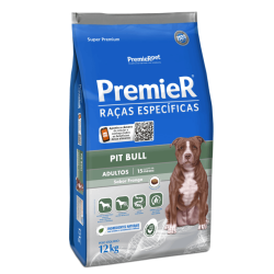 Ração Premier Raças Específicas Pit Bull para Cães Adulto Frango Cereais 12 kg