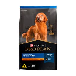 Ração Purina Pro Plan Active Mind para Cães Adultos com Mais de 7 Anos de Todos os Tamanhos Frango Cereais 7