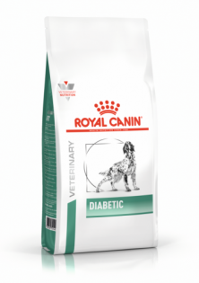 Ração Royal Canin Canine Veterinary Diet Diabetic para Cães Adultos com Diabetes Frango 1