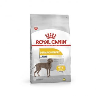 Ração Royal Canin Maxi Dermacomfort para Cães Adultos e Idosos de Raças Grandes Frango Cereais 10