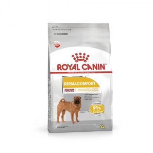Ração Royal Canin Medium Dermacomfort para Cães Adultos ou Idosos de Raças Médias Frango Cereais 10