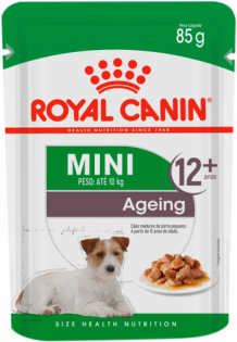Ração Royal Canin Sachê Size Health Nutrition Puppy Wet para Cães Adultos Raças Pequenas a partir de 12 Anos de Idade Carne 85 g
