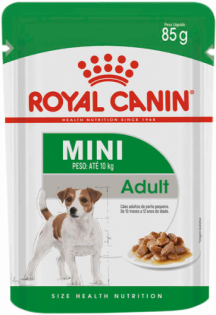 Ração Royal Canin Sachê Size Health Nutrition Wet para Cães Adultos Raças Pequenas Carne 85 g