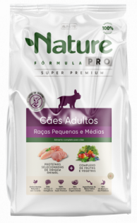 Ração Seca Alinutri Nature Fórmula Pro para Cães Adultos Raças Pequenas e Médias Frango Vegetais 2