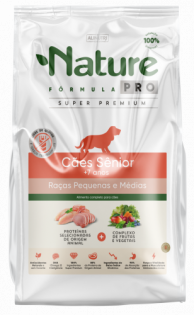 Ração Seca Alinutri Nature Fórmula Pro para Cães Sênior Raças Pequenas e Médias com 7 Anos ou Mais Frango Vegetais 2