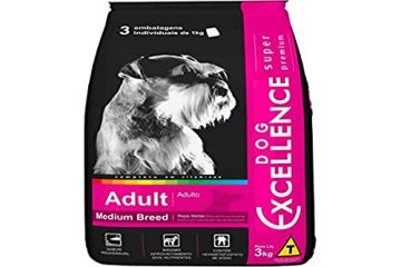 Ração Seca Dog Excellence Super Premium Arroz e Frango para Cães Adultos Raças Médias Frango 3 kg