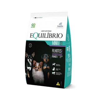 Ração Seca Equilíbrio Frango para Cães Filhotes de Porte Mini Frango Cereais 1 kg