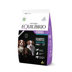 Ração Seca Equilíbrio Frango para Cães Filhotes de Porte Pequeno Frango Cereais 1 kg