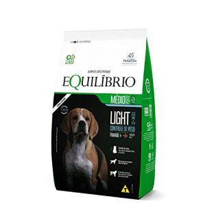 Ração Seca Equilíbrio Light Frango para Cães Adultos de Porte Médio Frango Cereais 2