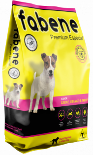 Ração Seca Fabene Premium Especial para Cães Raças Pequenas e Miniaturas Carne Cereais 3 kg