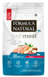 Ração Seca Fórmula Natural Fresh Meat Cães Adultos Raças Médias Frango 1 kg