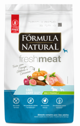 Ração Seca Fórmula Natural Fresh Meat Cães Light Raças Mini e Pequena Frango 1 kg