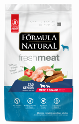 Ração Fórmula Natural Fresh Meat para Cães Sênior de Raças Médias e Grandes Frango 12 kg
