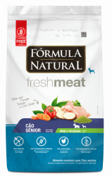 Ração Seca Fórmula Natural Fresh Meat Cães Sênior Raças Mini e Pequena Frango 1 kg