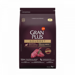 Ração GranPlus Gourmet para Cães Adultos de Raças Médias e Grandes Ovelha 15 kg