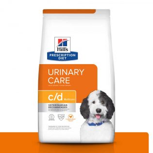 Ração Seca Hill's Prescription Diet c/d Multicare Cuidado Urinário para Cães Adultos Frango Cereais 8
