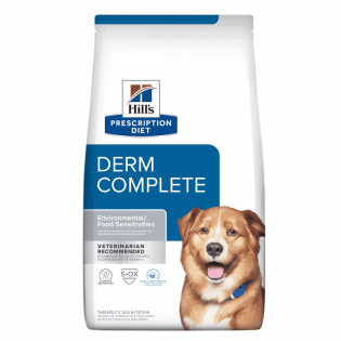 Ração Seca Hill's Prescription Diet Derm Complete Pele e Alergias Alimentares para Cães Frango Cereais 2