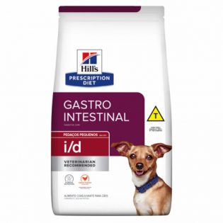 Ração Seca Hill's Prescription Diet i/d Pedaços Pequenos Cuidado Gastrointestinal para Cães Adultos Frango Cereais 7