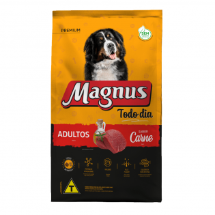Ração Seca Magnus Todo Dia Carne para Cães Adultos Carne 3 kg