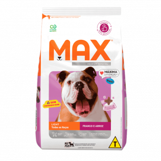 Ração Seca Max Light Frango e Arroz para Cães Frango Cereais 15 kg