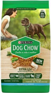 Ração Seca Nestlé Purina Dog Chow Extra Life Carne