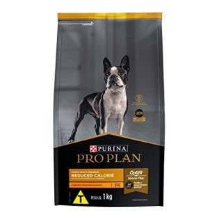 Ração Seca Nestlé Purina Pro Plan Calorias Reduzidas Frango Cães Adultos Raças Pequenas Frango Cereais 1 kg