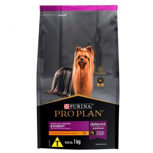 Ração Purina Pro Plan Exigent para Cães Adultos de Raças Pequenas Frango Cereais 1 kg
