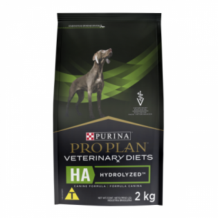 Ração Seca Nestlé Purina Pro Plan Veterinary Diets HA Hydrolyzed para Cães Frango Cereais 2 kg